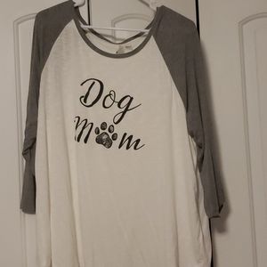 Dog Mom Baseball Tee
